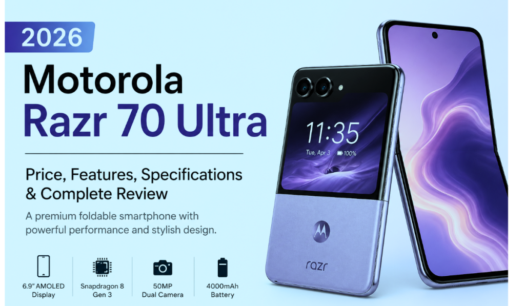 Motorola Razr 70 Ultra foldable smartphone 2026