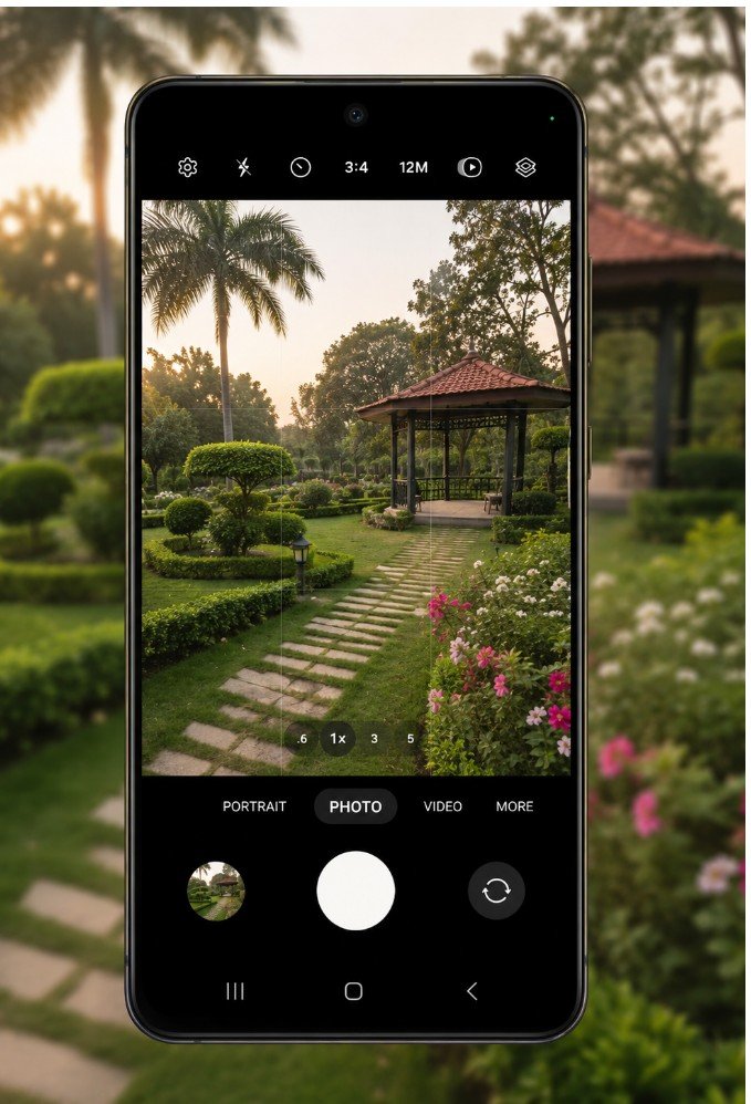 Samsung Galaxy S26 Ultra camera review showing the 200MP AI camera performance and photography capabilities.